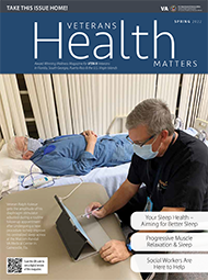 Cover of 2022 Spring Issue of Veterans Health Matters