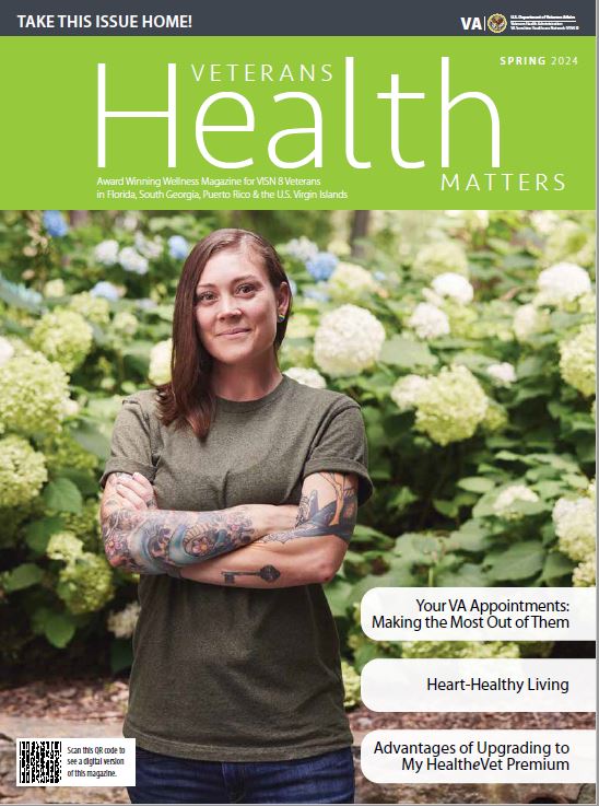 Front cover of Spring 2024 Veterans Health Magazine