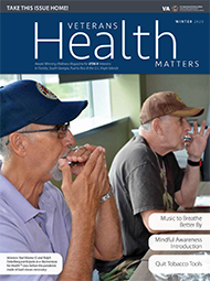 Cover of 2021 Winter Issue of Veterans Health Matters